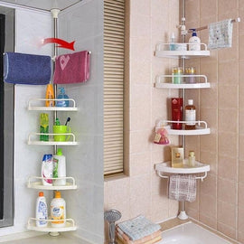 Bathroom Bathtub Shower Caddy Holder Corner Rack Shelf Organizer Accessory