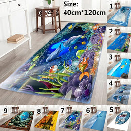 40*120cm 3D Rugs Bath Mat Bath Rugs Anti-slip Kitchen Mats Bathroom Mat Bathroom Carpet