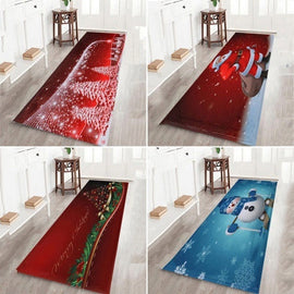 Christmas Non Slip Entrance Door Bathroom Mat Indoor Carpet Doormat Decor Carprt