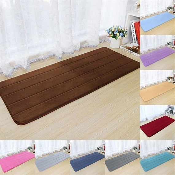 Memory Foam Absorbent Soft Non-slip Bath Bathroom Bedroom Kitchen Floor Mat Rug Carpets