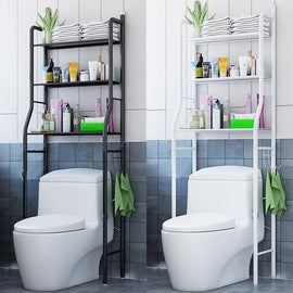 2colors 3-Tier Iron Toilet Towel Storage Rack shelf Holder Furniture Over Bathroom Shelf Organizer Shower Accessories