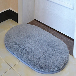 High Quality Carpet Bathroom Mat Soft Antiskid Floor Rugs Doormat Bath Mat Door Way Feet Rug Solid Floor Toilet Carpet And Rug