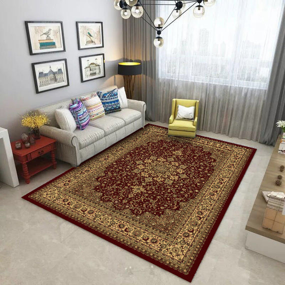 Anti-slip Blending Bathroom Carpet For Living Room/bedroom Vintage Pattern Bath Mat Floor Carpet Sofa Rug Quality Mat Rug Pads