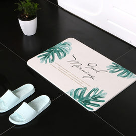 Domestic Anti-Slip Diatom Blanket Bath Mat Floor Mat With Fast Water Absorption,Natural Diatiom Carpet For Bathroom Kitchen