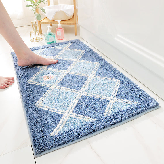 New Bathroom Rug Floor Pad Modern Non-slip Bath Mat Mechanical Wash Home Decor Carpet Non Slip Bathroom Mat