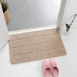 Bathroom Carpet Bath Mat Super Magic Slip-Resistant Pad Room Oval Carpet Floor Mats Anti-Skid Fluffy Shaggy Area