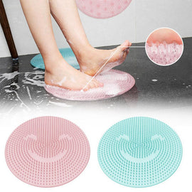 New Silicone Wash Foot Bath Artifact Back Massage Cushion Sole To The Dead Skin Wash Brush Bathroom Suction Cup Mat