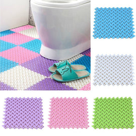 1PC DIY Carpet Candy Colors Plastic Bath Mats Easy Bathroom Massage Carpet Shower Room Non-slip Mat drop shipping #15