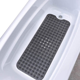 Long PVC Bath Mat Massage Bathroom Rugs Safety Anti Slip Shower Bathtub Mat Suction Cup Floor Mat Foot Pad 40x100cm/70x38cm