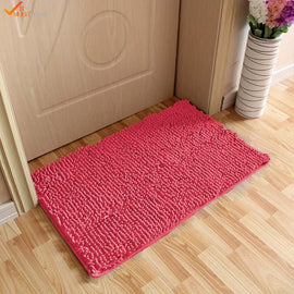 40*60CM Super Soft Bath Mat Microfiber Shag Bathroom Rugs Non Slip Absorbent Fast Drying Bathroom Carpet Shower Rug