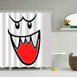 Trongr Shower Curtain Collection by Super Mario Bros Ghost Boo Home Art Paintings Pictures for Bathroom