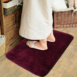 60*90cm/23.62*35.43in area rug for bathroom Modern shaggy non slip bath mat Mechanical wash