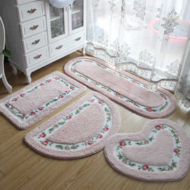 40*60CM All Shapes 5 Colors Non slip Bath Mats, Bathroom Mat Rug Carpets for Bathroom Toilet Living Room Bedroom, Floor Mat Rug