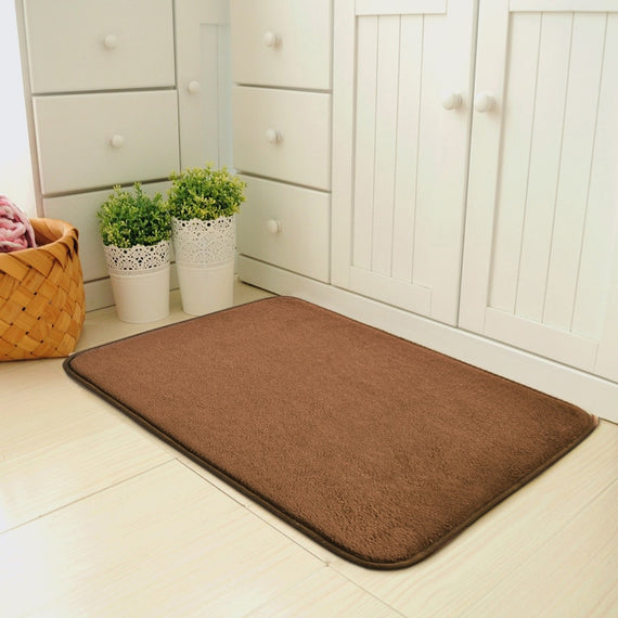 Bath Mat Water Absorption Bathroom Rug Grippers Bathroom Carpet Kitchen Door Floor Mat Badmat Anti Slip Tape Toilet Non Slip